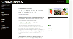 Desktop Screenshot of greenwashingspy.com